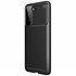 CaseUp Samsung Galaxy S21 Plus Kılıf Fiber Design Siyah 2